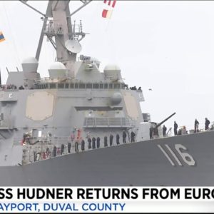 USS Hudner returns from Europe