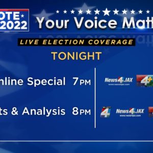 Vote 2022: Watch News4JAX's special live coverage of midterm elections