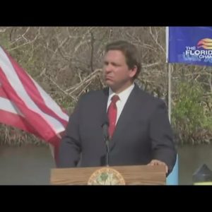 Watch: Gov. Ron DeSantis speaks during visit to Jacksonville