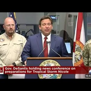 WATCH LIVE: DeSantis holds briefing on Nicole