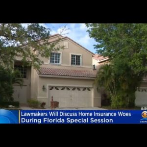 Florida Lawmakers To Discuss Issues With Home Insurance Industry During Special Session