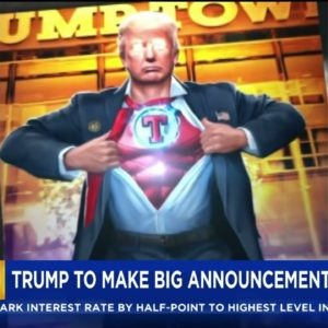 "America needs a superhero" - Trump Boasts Ahead Of Scheduled Announcement