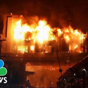 At Least 16 Killed After Fire Breaks Out At Cambodian Casino