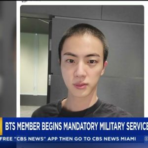 BTS Member Jin Begins Mandatory Military Service In South Korea