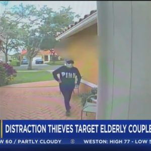 Distraction thieves targeted elderly Miramar couple