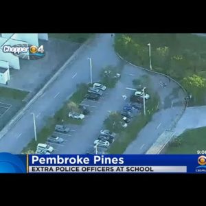 Extra Police Presence After Inappropriate Graffiti Found At Pembroke Pines School