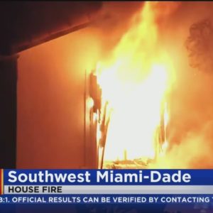 Fire damages SW Miami-Dade home, family safe
