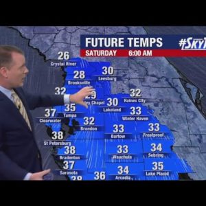 Florida's Christmas Eve-Eve forecast