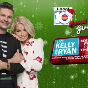 Free ticket to NYC to see Live with Kelly and Ryan up for grabs!