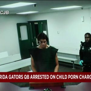 Gators QB appears in court on child porn charges