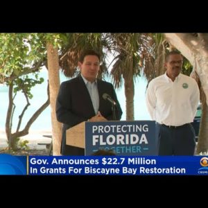 Gov. DeSantis Announces $22.7M Project To Help Restore Biscayne Bay