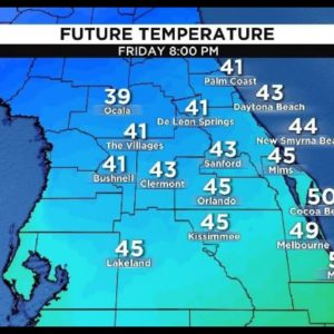 Here’s when the bitter cold arrives in Central Florida