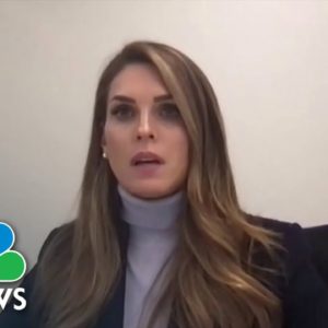 Hope Hicks: Election Fraud Claims Were 'Damaging' Trump's Legacy