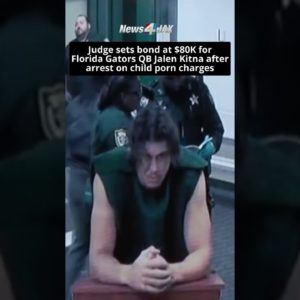 Bond set at $80K for Florida Gators QB Jalen Kitna after arrest on child porn charges