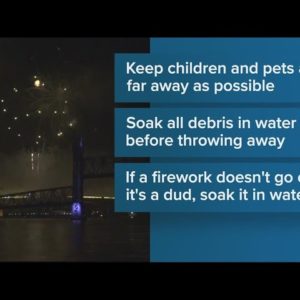 Keep the water handy! Firework safety on NYE