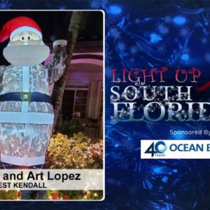 Light Up South Florida: Lopez family shares love for Santa
