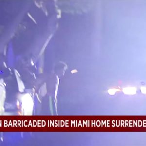 Man surrenders after barricading himself inside Miami home