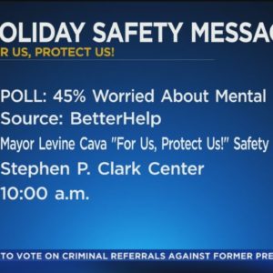 Mayor Daniella Levine Cava to deliver holiday safety message