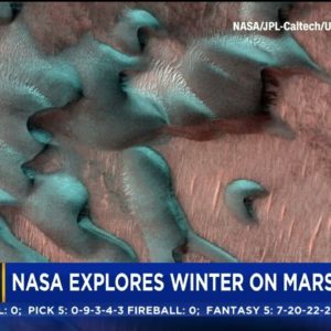 NASA Shares New Images Of Winter "Mega Dunes" On Mars