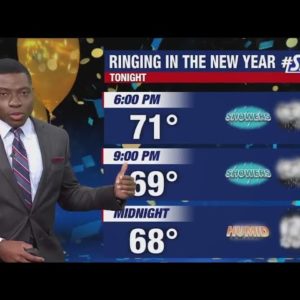 New Year's Eve forecast