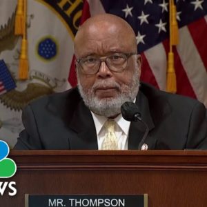 Thompson Calls For 'Accountability Under Law' At Final Jan. 6 Committee Meeting
