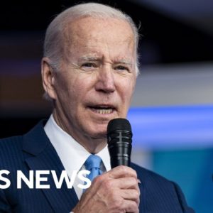 Watch Live: Biden speaks after report shows inflation cooled further in November | CBS News