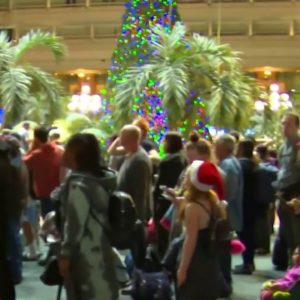 Major winter storm hampers busiest pre-Christmas travel day at Orlando International Airport