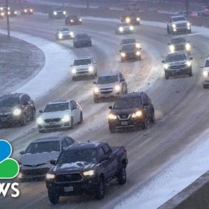 Severe Winter Storm Impacts Travel Across The U.S. As Many Brace For Colder Weather