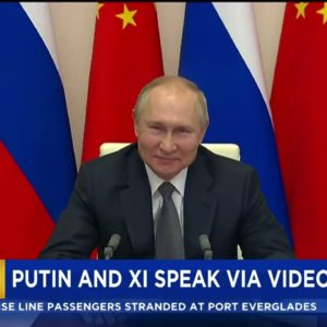 Russian, Chinese leaders hold videoconference