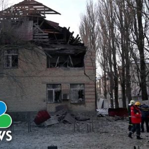 Russian Drone Hits Kyiv Building But Many More Shot Down, Officials Say