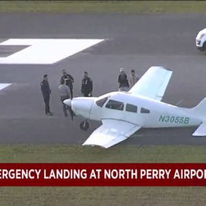 Small plane makes emergency landing at North Perry Airport