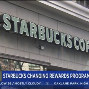 Starbucks is changing rewards program
