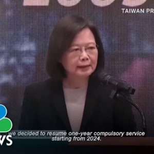 Taiwan To Extend Compulsory Military Service Citing Threats From China