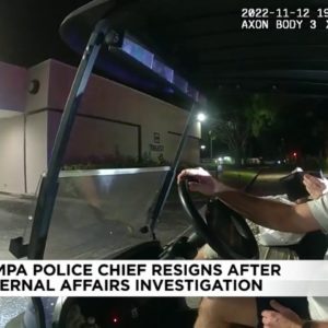 Tampa's police chief resigns over golf cart traffic stop