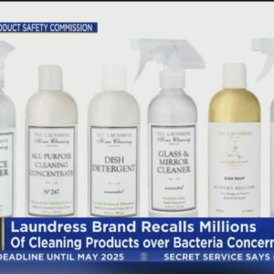 The Laundress recalls millions of cleaning products