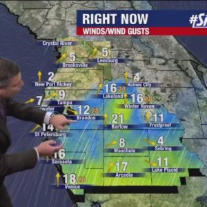 Thursday afternoon weather forecast - Tampa Bay Dec. 15