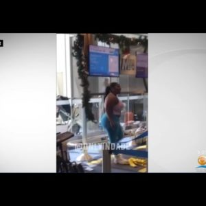Woman Throws Monitor At Ticket Counter At Miami Airport