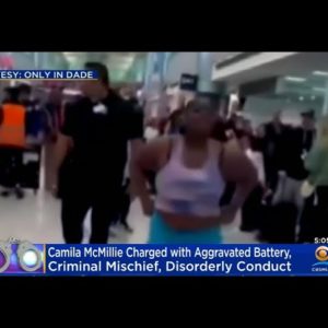 Woman Who Threw Monitor At Miami Airport Appears In Court
