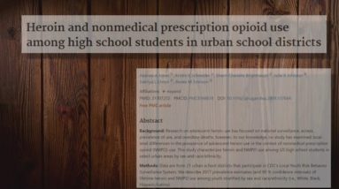 Nonprofit brings attention to study reporting Duval County's Hispanic adolescents top list for opioi