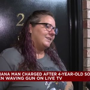 4-year-old waves gun around at apartment complex