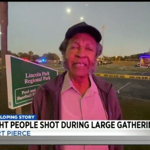 8 people shot during large gathering in Fort Pierce