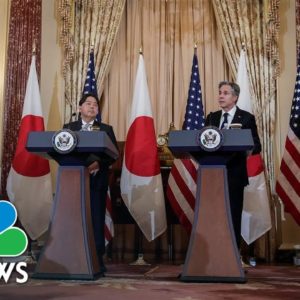 U.S. and Japan agree to strengthen alliance to counter threats from China, North Korea