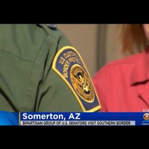 Bipartisan Group Of Senators Visits U.S.-Mexico Border In Arizona