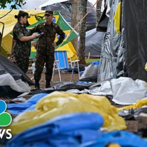 Bolsonaro supporters' camp near Brasilia army HQ dismantled
