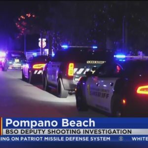 Broward Sheriff's deputies involved in a shooting in Pompano Beach