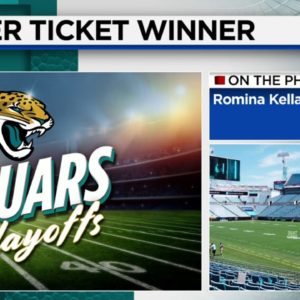 Jacksonville woman wins two tickets to the Jaguars-Chargers playoff game