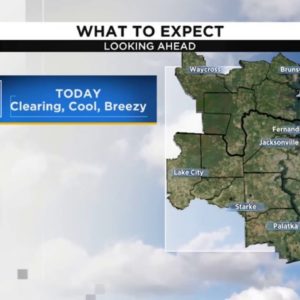 Cloudy and chilly to sunny and breezy