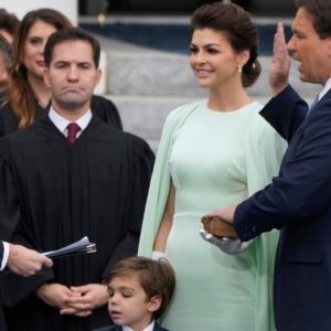 Florida Governor Ron DeSantis sworn in with message aimed at wider audience