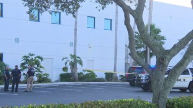 Death investigation at Hollywood business