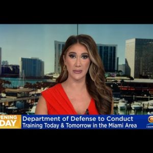 Dept. Of Defense Conducting Military Training Drills In Miami Area